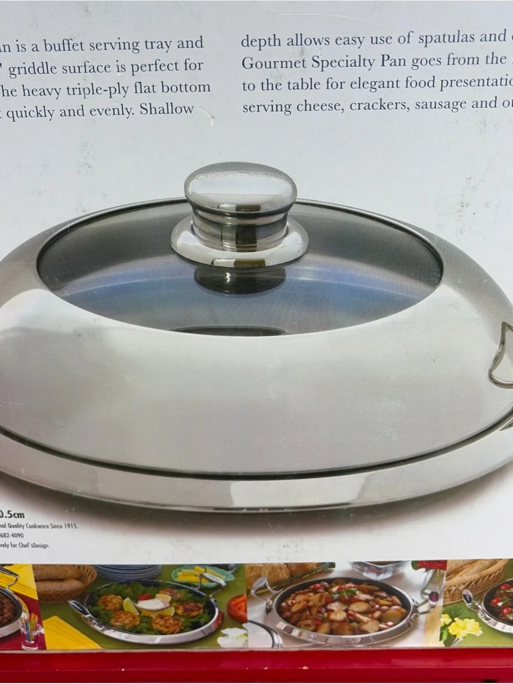 Chef’s design￼ stainless steel